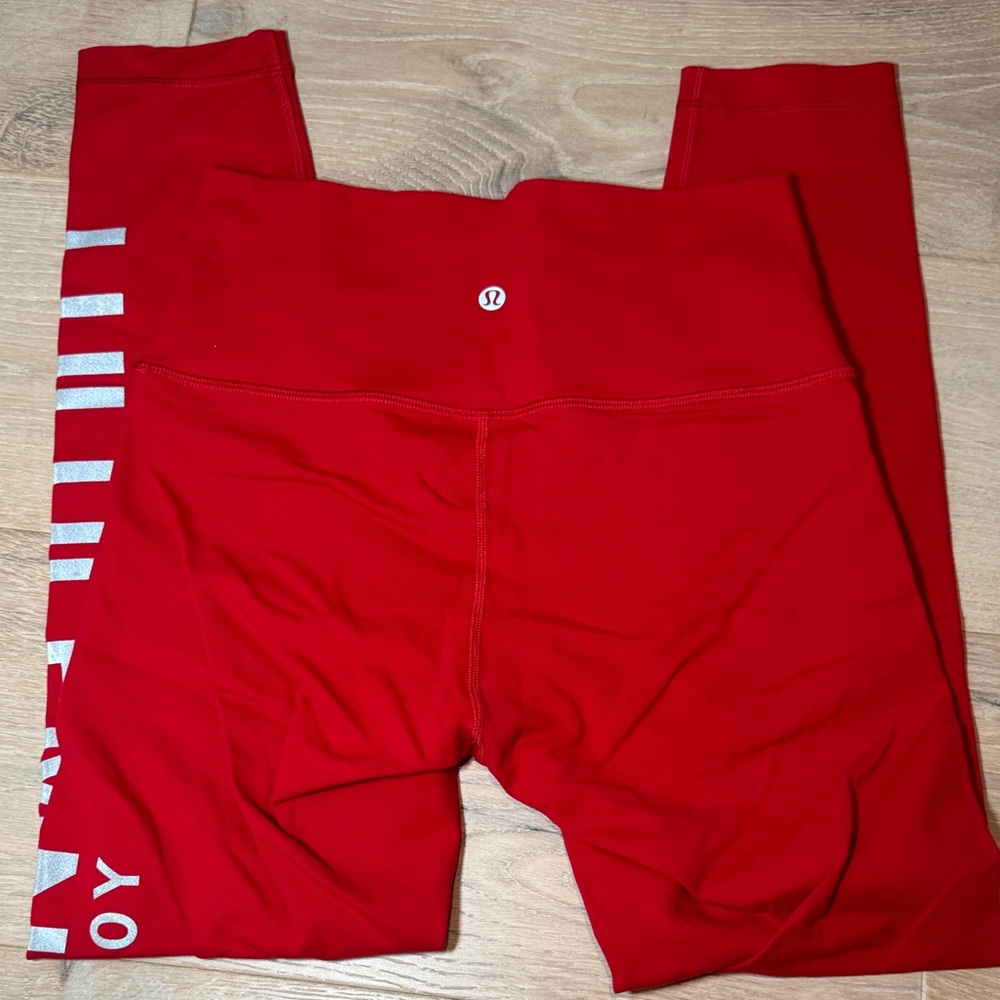 lululemon athletica  Bold Red Leggings